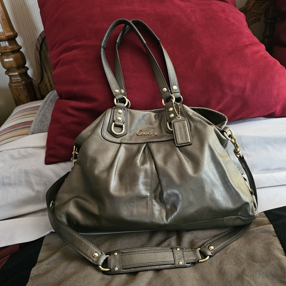 Vintage Y2K Coach Ashley Carryall Satchel Tote Bag